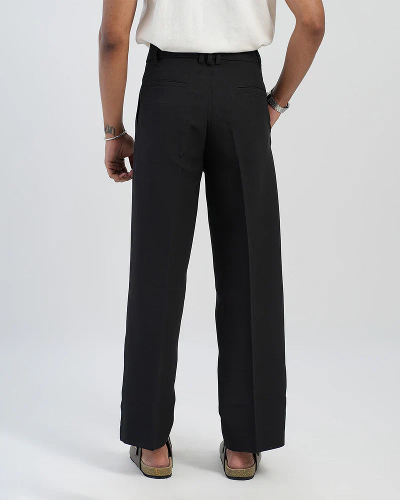 LUXURY TOUCH KOREAN PANT BLACK