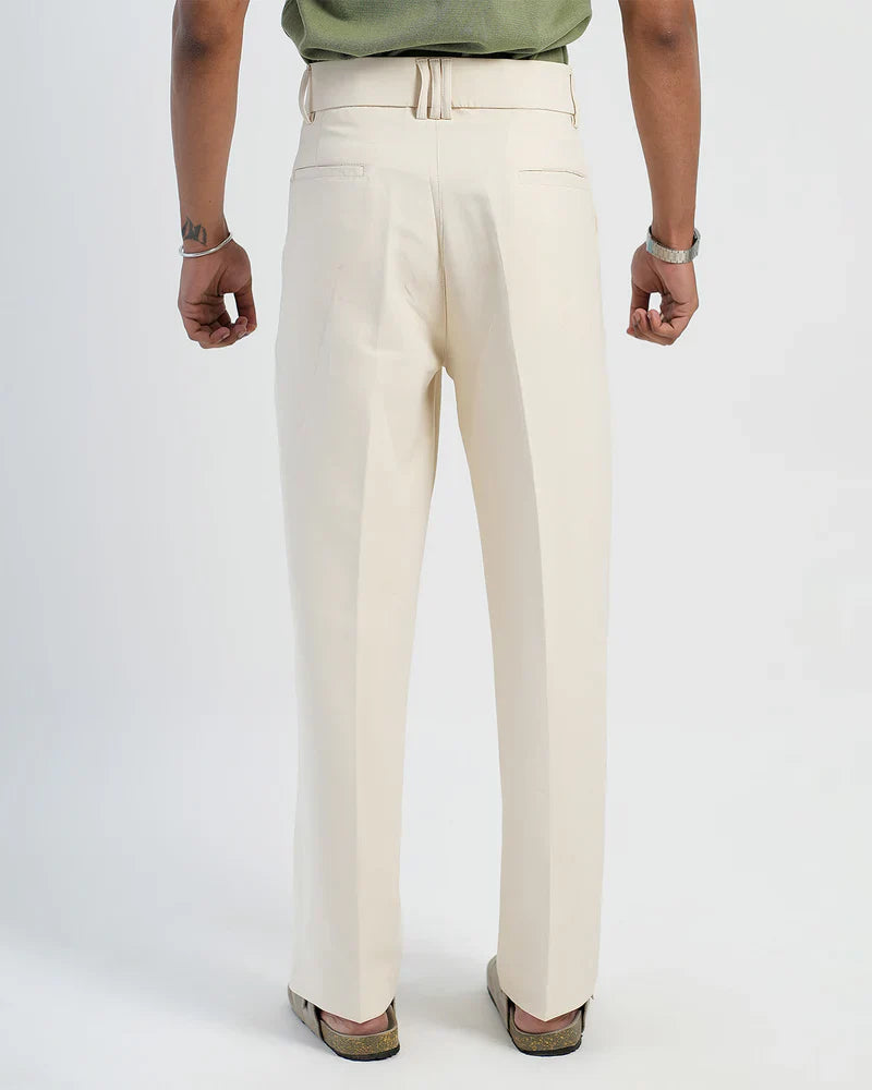 LUXURY TOUCH KOREAN PANT CREME